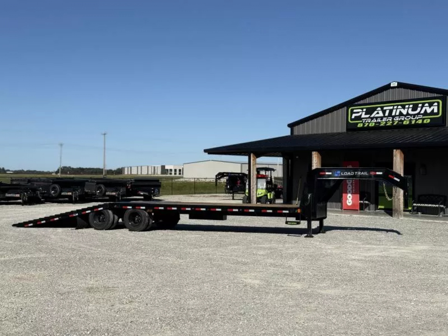 New 2026 Load Trail GL 102X32 GOOSENECK 12' HYDRAULIC DOVETAIL/JACKS 25900 GVWR Flatbed Trailer