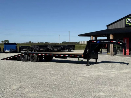 New 2026 Load Trail GL 102X32 GOOSENECK 12' HYDRAULIC DOVETAIL/JACKS 25900 GVWR Flatbed Trailer