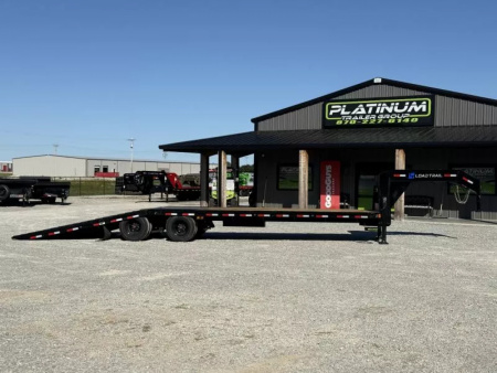 New 2026 Load Trail GL 102X32 GOOSENECK 12' HYDRAULIC DOVETAIL/JACKS 25900 GVWR Flatbed Trailer
