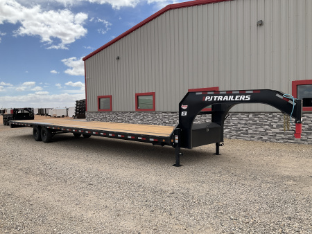 New 2026 PJ 102 x40' GN Low-Pro Flatbed w/ Singles - LX