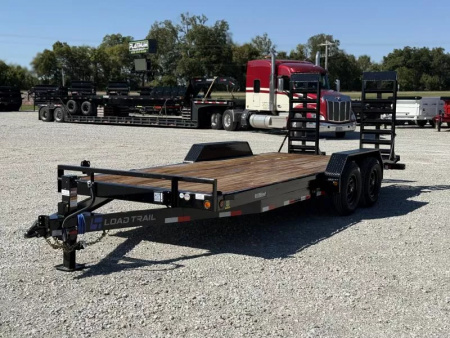 New 2026 Load Trail CH 83X20 STAND UP RAMP W/RUB RAIL 14K GVWR Equipment Trailer