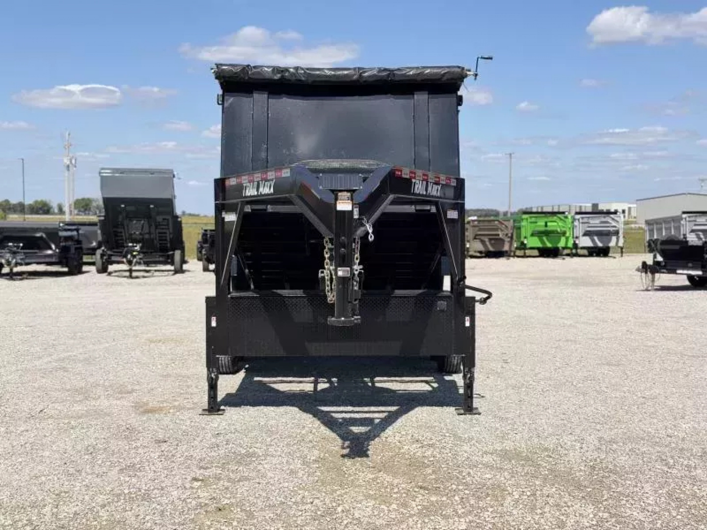 New 2025 TrailMaxx Trailers 83X14 HIGH SIDE 14K GVWR GOOSENECK Dump Trailer