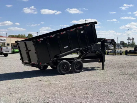New 2025 TrailMaxx Trailers 83X14 HIGH SIDE 14K GVWR GOOSENECK Dump Trailer