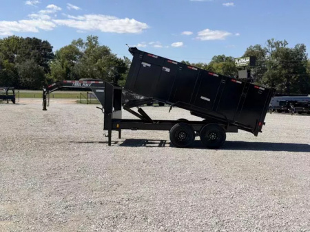 New 2025 TrailMaxx Trailers 83X14 HIGH SIDE 14K GVWR GOOSENECK Dump Trailer