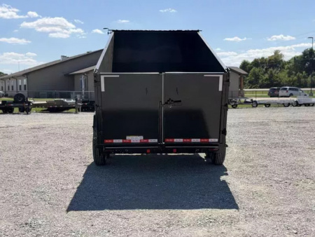 New 2025 TrailMaxx Trailers 83X14 HIGH SIDE 14K GVWR GOOSENECK Dump Trailer