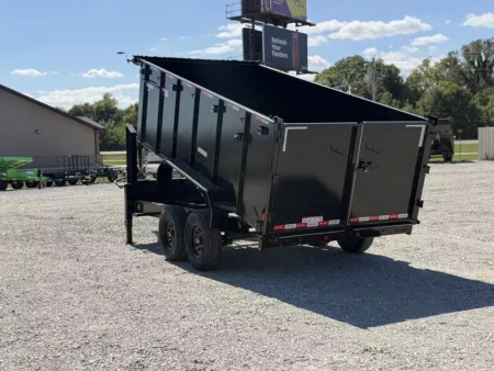 New 2025 TrailMaxx Trailers 83X14 HIGH SIDE 14K GVWR GOOSENECK Dump Trailer