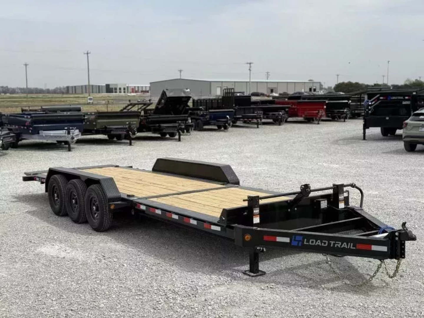 New 2026 Load Trail TH 83X24 Tilt-N-Go Triple Axle Tilt Deck I-Beam Frame 21K GVWR Tilt Trailer