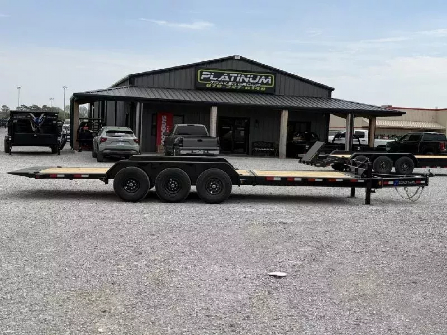 New 2026 Load Trail TH 83X24 Tilt-N-Go Triple Axle Tilt Deck I-Beam Frame 21K GVWR Tilt Trailer