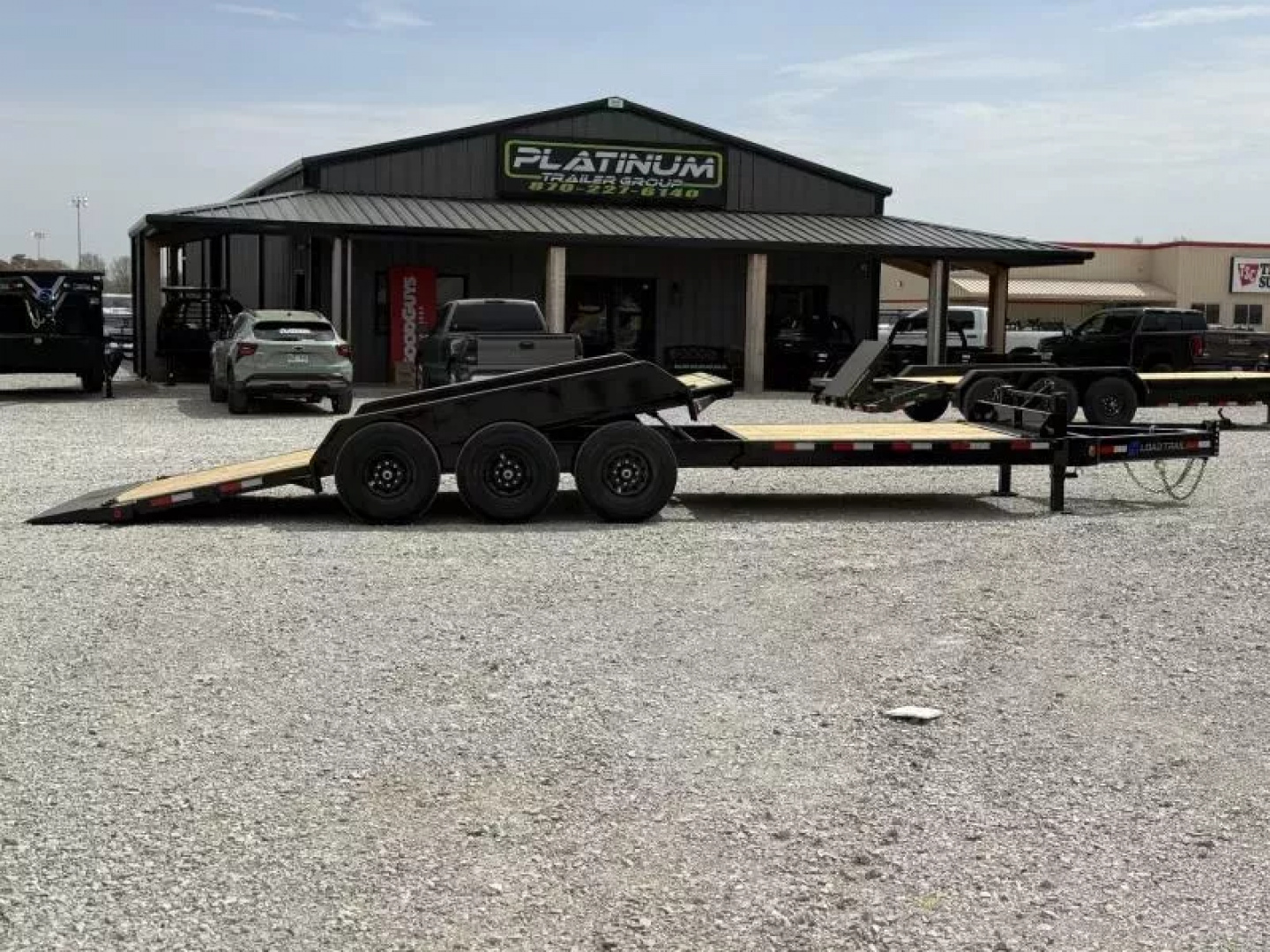 New 2026 Load Trail TH 83X24 Tilt-N-Go Triple Axle Tilt Deck I-Beam Frame 21K GVWR Tilt Trailer