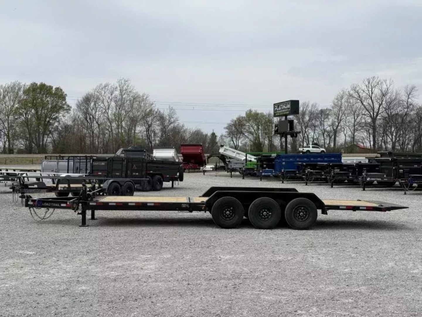 New 2026 Load Trail TH 83X24 Tilt-N-Go Triple Axle Tilt Deck I-Beam Frame 21K GVWR Tilt Trailer