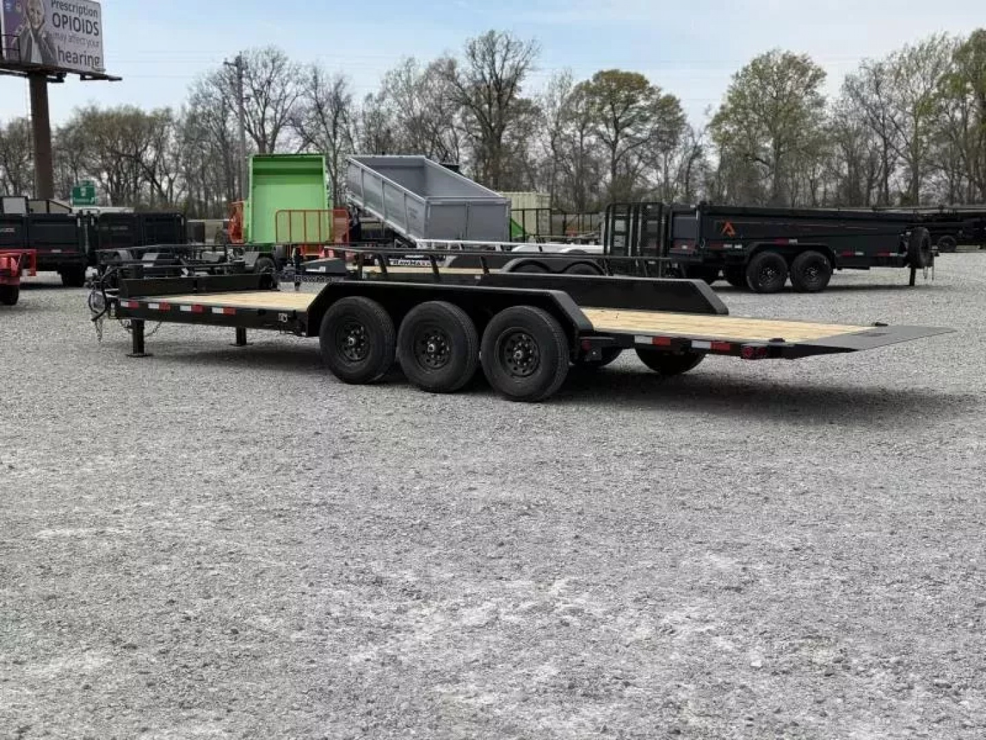 New 2026 Load Trail TH 83X24 Tilt-N-Go Triple Axle Tilt Deck I-Beam Frame 21K GVWR Tilt Trailer