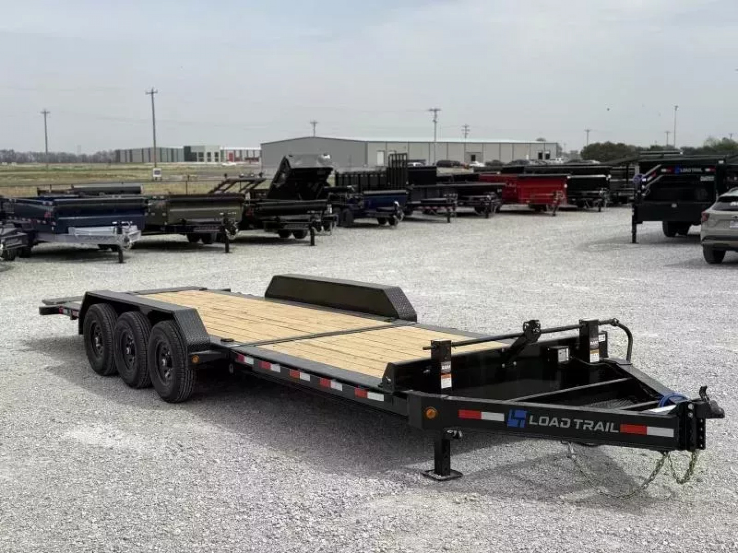 New 2026 Load Trail TH 83X24 Tilt-N-Go Triple Axle Tilt Deck I-Beam Frame 21K GVWR Tilt Trailer