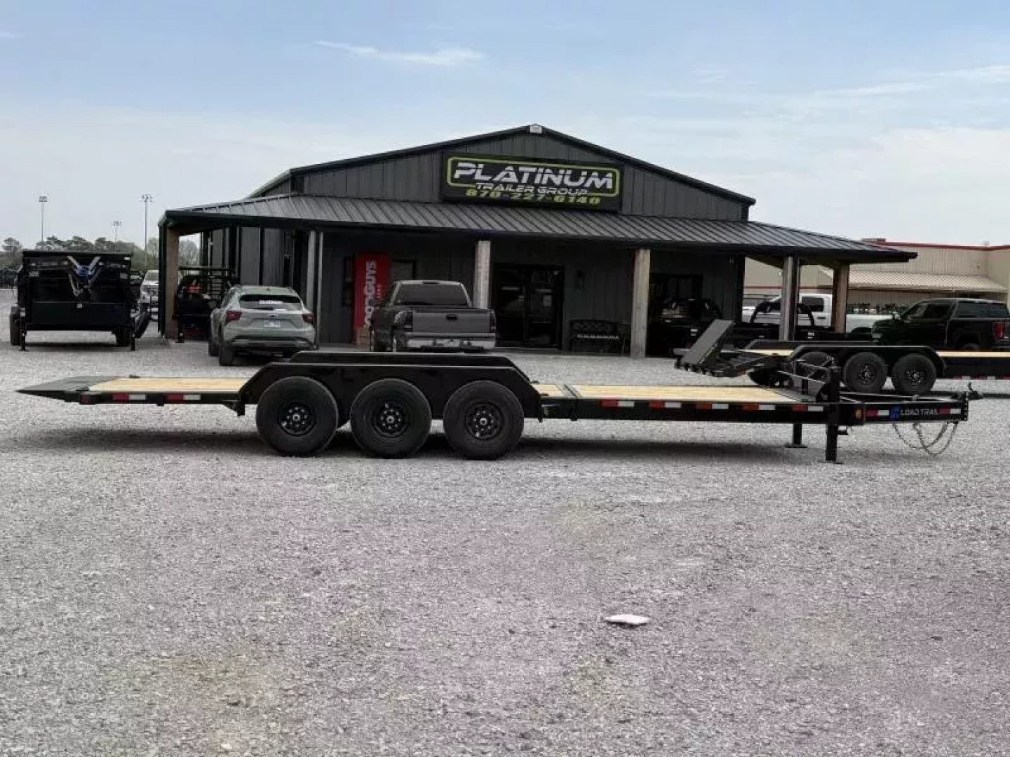 New 2026 Load Trail TH 83X24 Tilt-N-Go Triple Axle Tilt Deck I-Beam Frame 21K GVWR Tilt Trailer