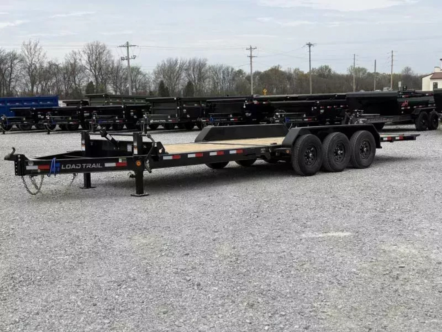 New 2026 Load Trail TH 83X24 Tilt-N-Go Triple Axle Tilt Deck I-Beam Frame 21K GVWR Tilt Trailer