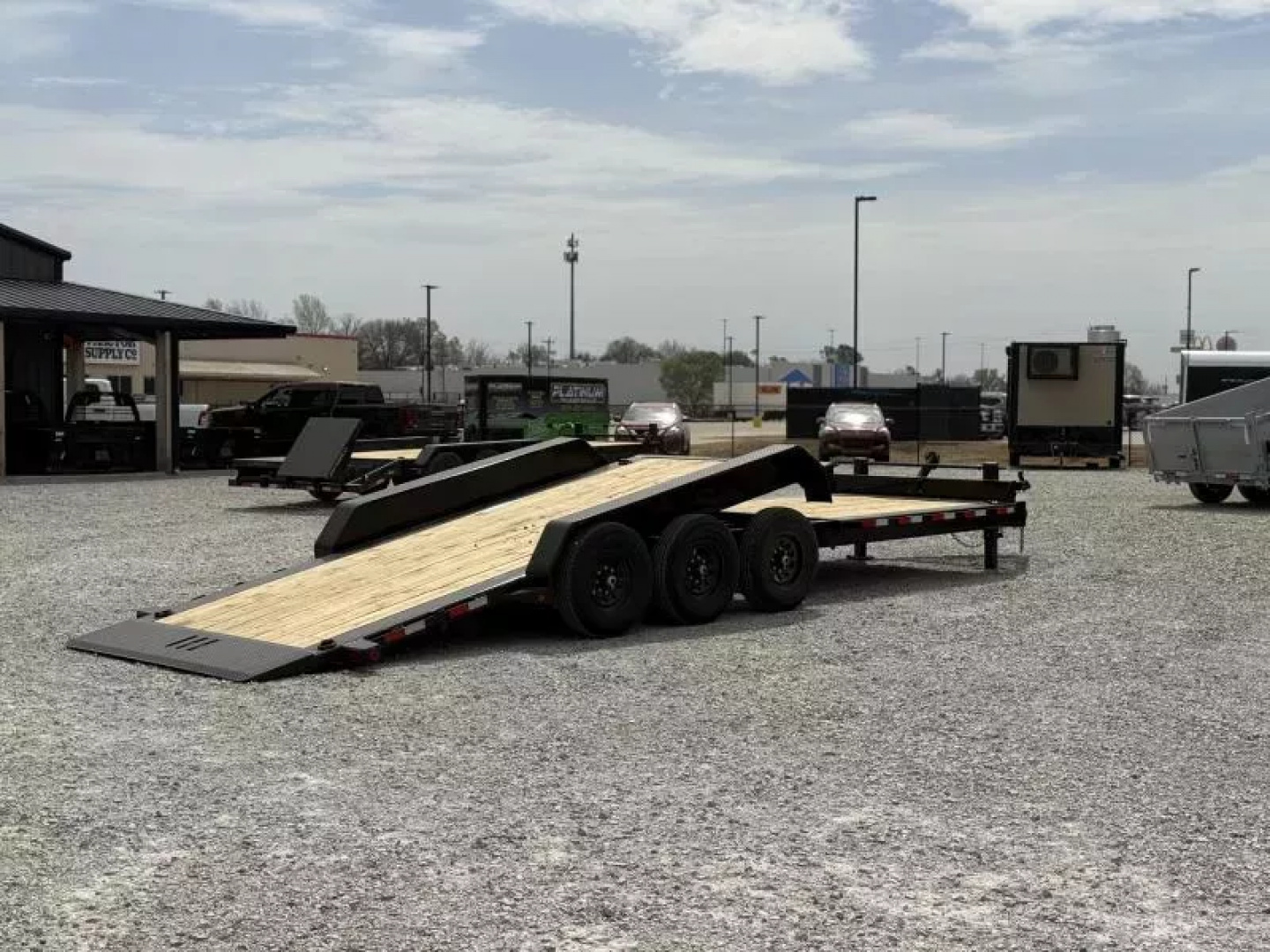 New 2026 Load Trail TH 83X24 Tilt-N-Go Triple Axle Tilt Deck I-Beam Frame 21K GVWR Tilt Trailer