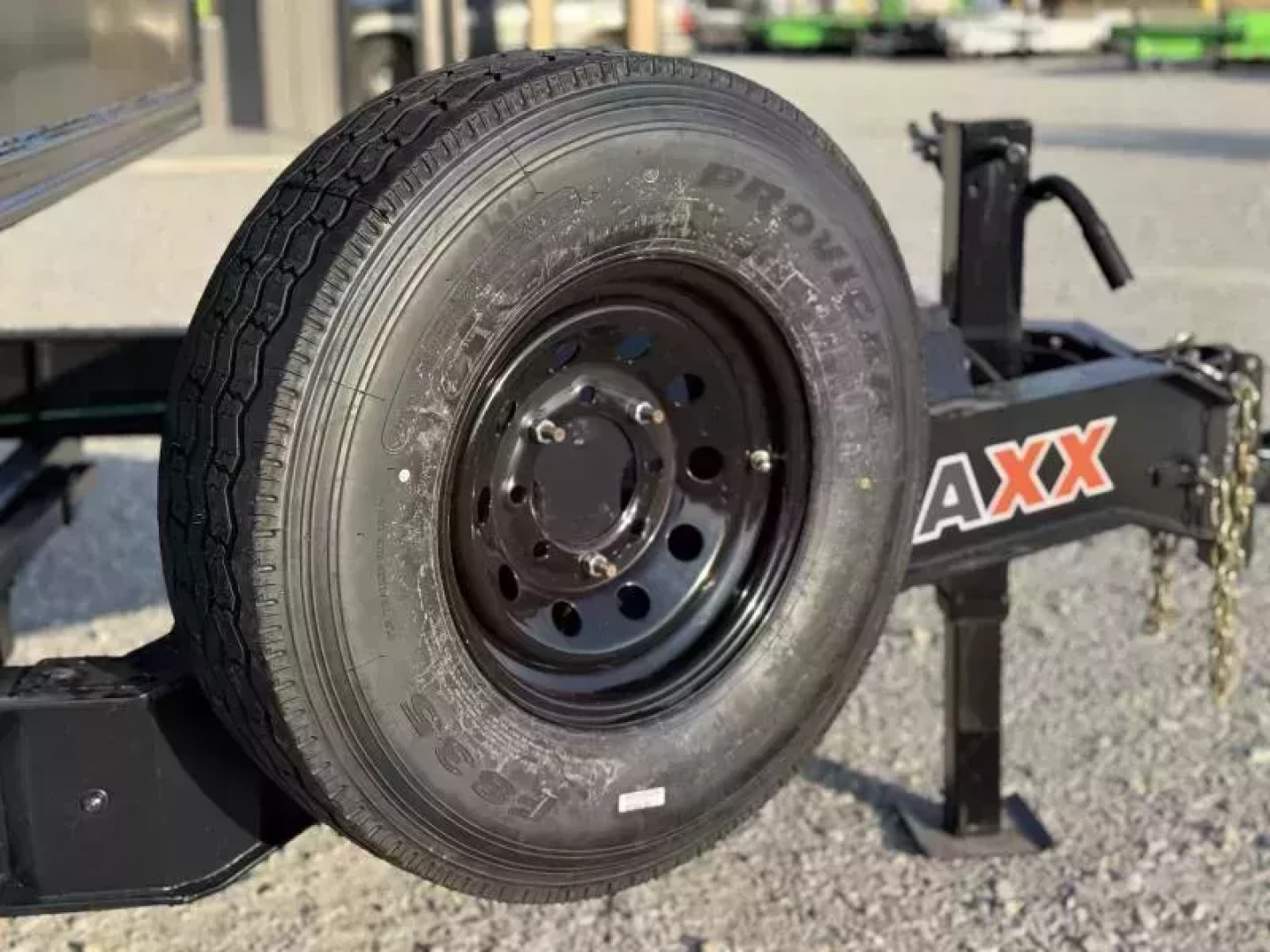 New 2026 RawMaxx GDX KNIGHT 83X16 HIGH SIDE W/14 PLYS AND SPARE 14K GVWR Dump Trailer