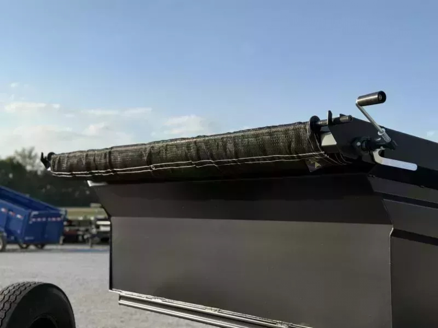 New 2026 RawMaxx GDX KNIGHT 83X16 HIGH SIDE W/14 PLYS AND SPARE 14K GVWR Dump Trailer