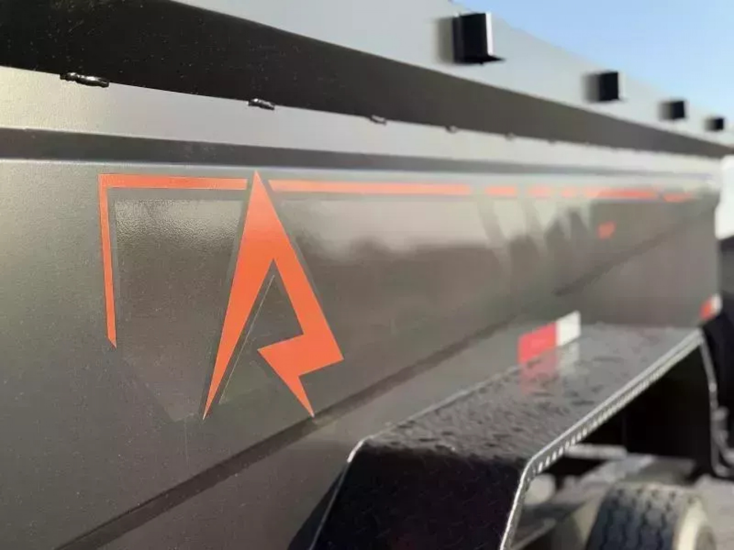 New 2026 RawMaxx GDX KNIGHT 83X16 HIGH SIDE W/14 PLYS AND SPARE 14K GVWR Dump Trailer