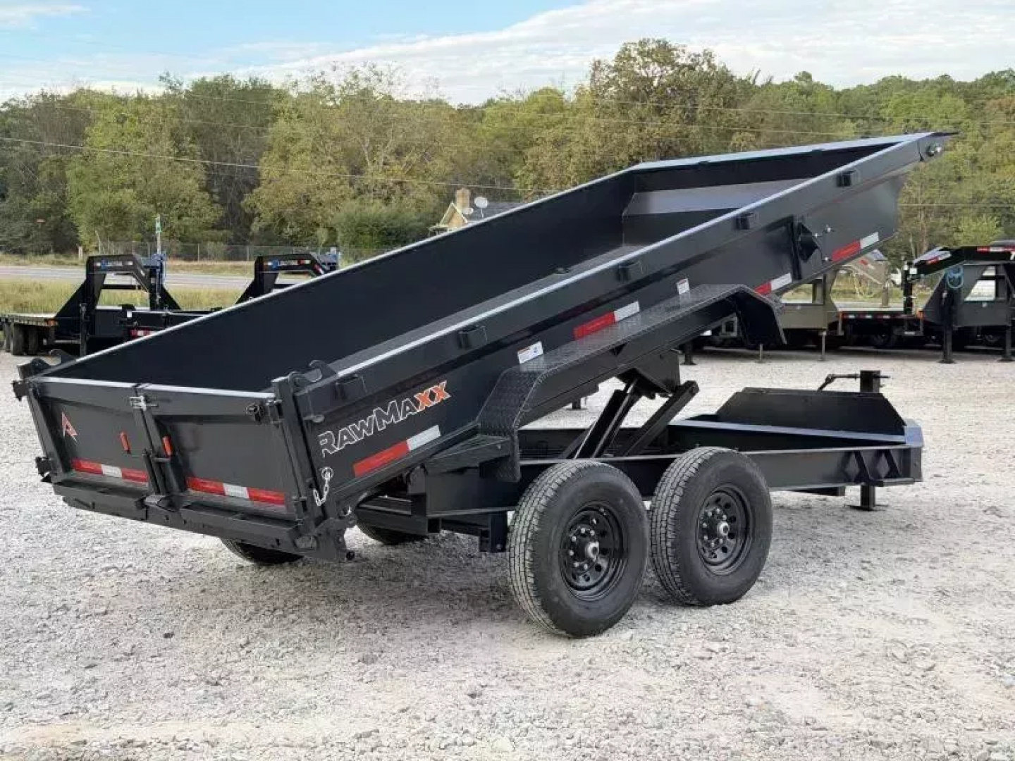 New 2026 RawMaxx GDX 7X14 14K GVWR  Dump Trailer