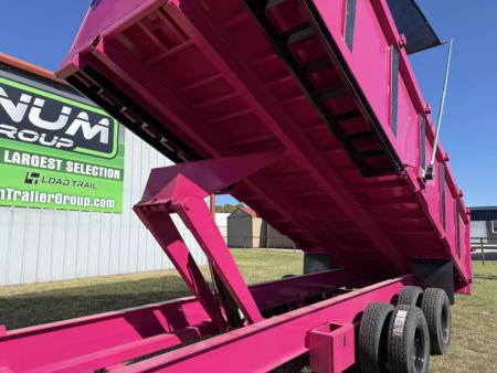 New 2026 RawMaxx 102X20 HDX GOOSENECK HIGH SIDE W/14 PLYS, HYDRAULIC JACKS, HYDRAULIC DISC BRAKES, AND FLIP OVER TARP 25.9K GVWR Tandem Dual Dump Trailer Dump Trailer