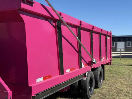 New 2026 RawMaxx 102X20 HDX GOOSENECK HIGH SIDE W/14 PLYS, HYDRAULIC JACKS, HYDRAULIC DISC BRAKES, AND FLIP OVER TARP 25.9K GVWR Tandem Dual Dump Trailer Dump Trailer