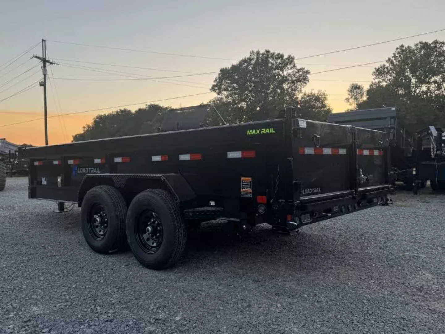 New 2026 Load Trail 83X16 DL, WITH TARP, RAMPS, SPREAD GATE Dump Trailer
