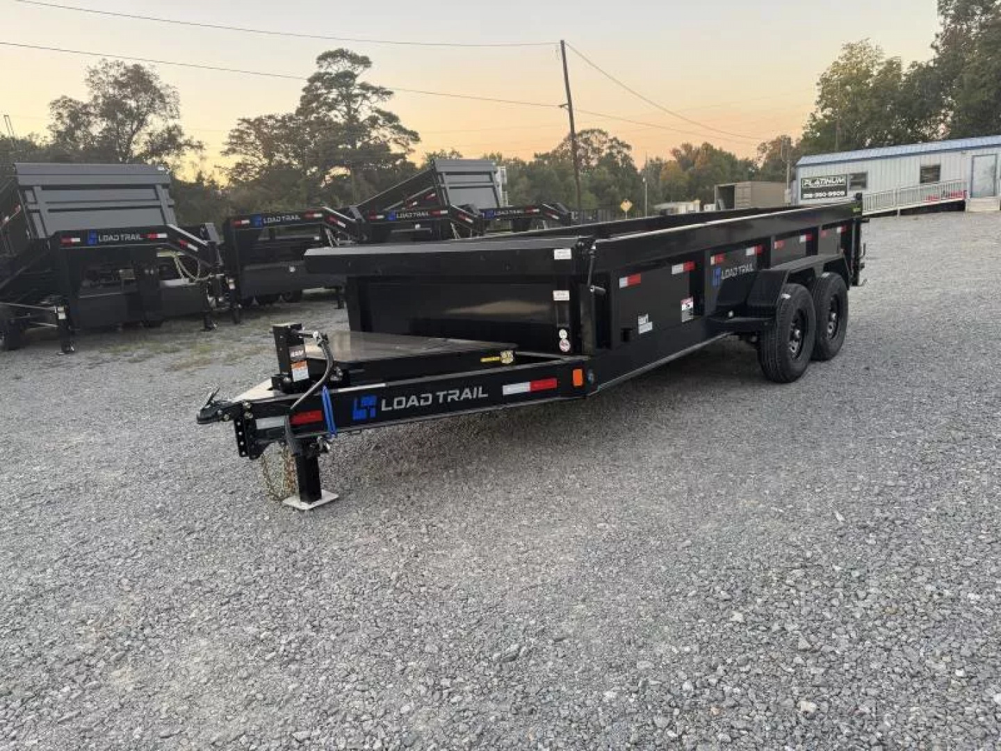 New 2026 Load Trail 83X16 DL, WITH TARP, RAMPS, SPREAD GATE Dump Trailer