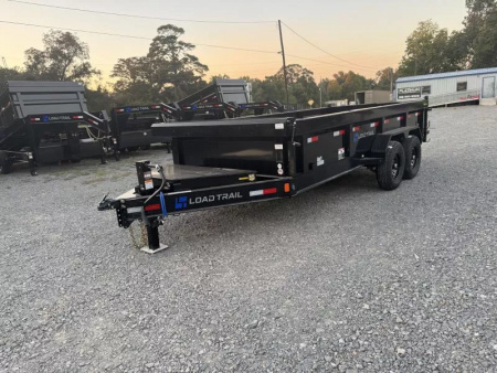 New 2026 Load Trail 83X16 DL, WITH TARP, RAMPS, SPREAD GATE Dump Trailer