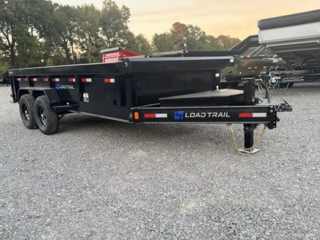 New 2026 Load Trail 83X16 DL, WITH TARP, RAMPS, SPREAD GATE Dump Trailer
