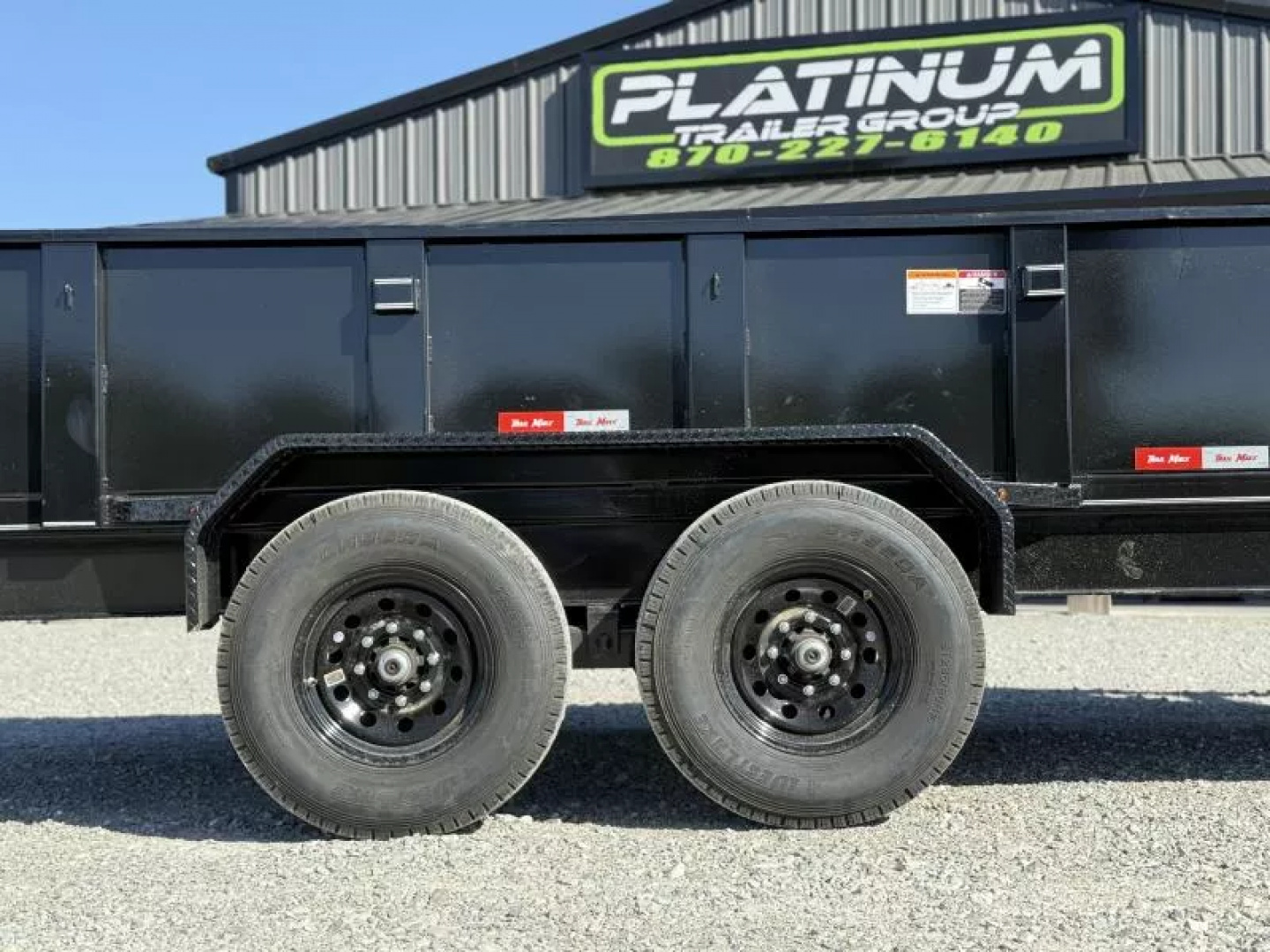 New 2025 TrailMaxx Trailers 83X16 14K GVWR GOOSENECK Dump Trailer