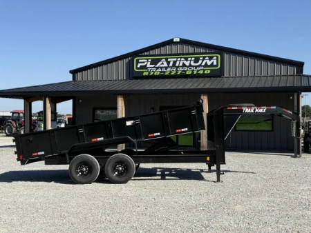 New 2025 TrailMaxx Trailers 83X16 14K GVWR GOOSENECK Dump Trailer
