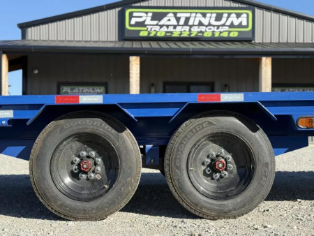 New 2026 Load Trail GP 102X30 W/MAX RAMPS, LOCKING CHAIN RACK, SLIDE TRACK, AND WORK LIGHTS 16K GVWR Flatbed Trailer