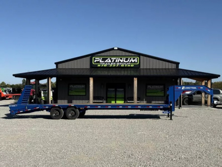 New 2026 Load Trail GP 102X30 W/MAX RAMPS, LOCKING CHAIN RACK, SLIDE TRACK, AND WORK LIGHTS 16K GVWR Flatbed Trailer