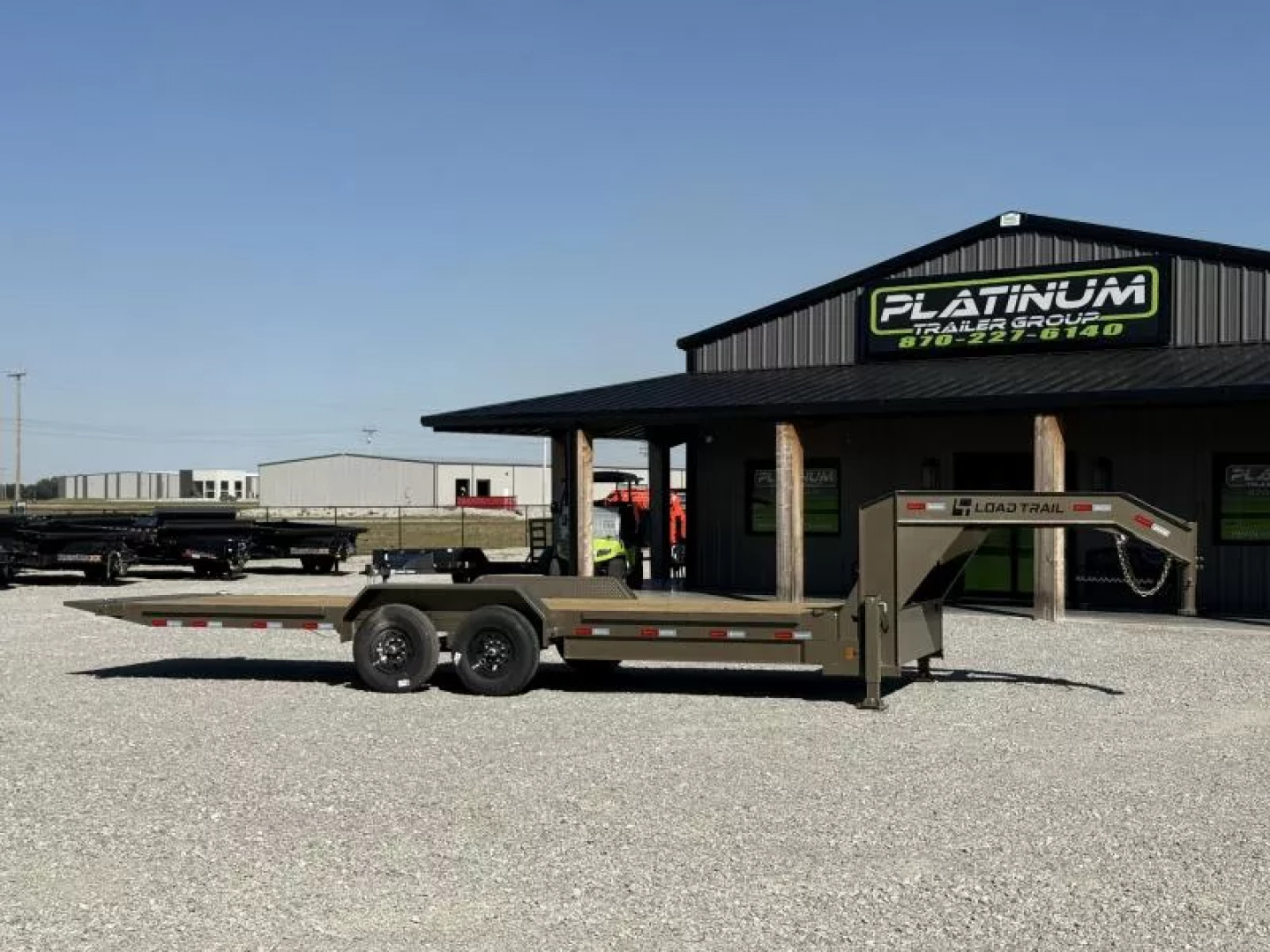 New 2026 Load Trail TG 83X24 GOOSENECK RAPID TILT W/HYDRAULIC JACKS 14K GVWR Tilt Trailer