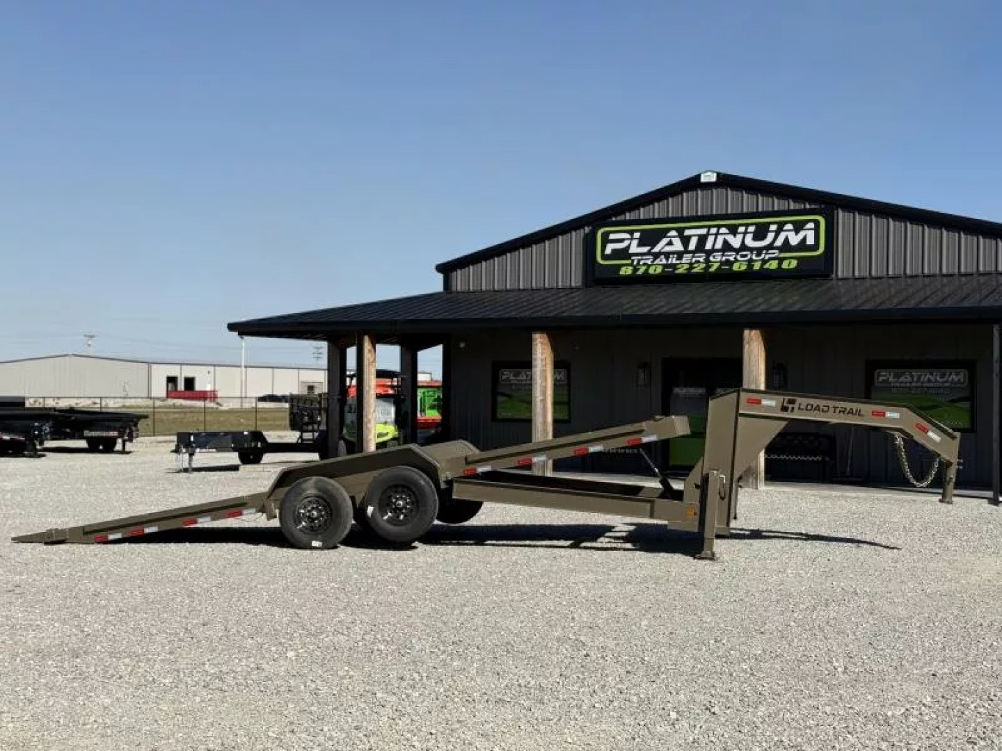 New 2026 Load Trail TG 83X24 GOOSENECK RAPID TILT W/HYDRAULIC JACKS 14K GVWR Tilt Trailer