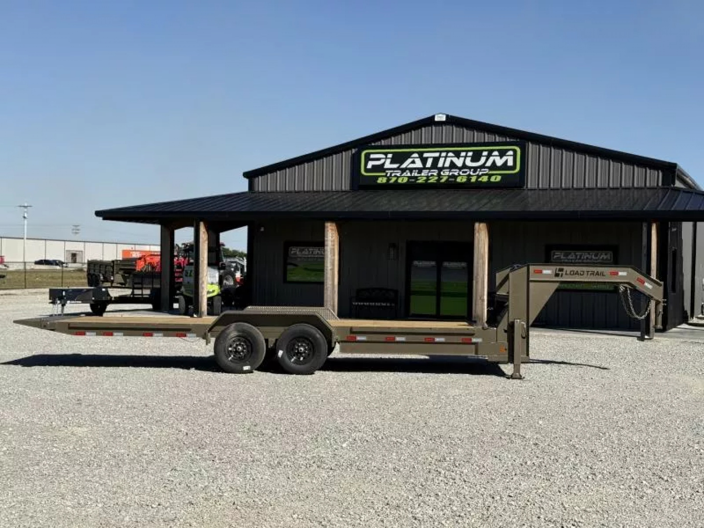 New 2026 Load Trail TG 83X24 GOOSENECK RAPID TILT W/HYDRAULIC JACKS 14K GVWR Tilt Trailer