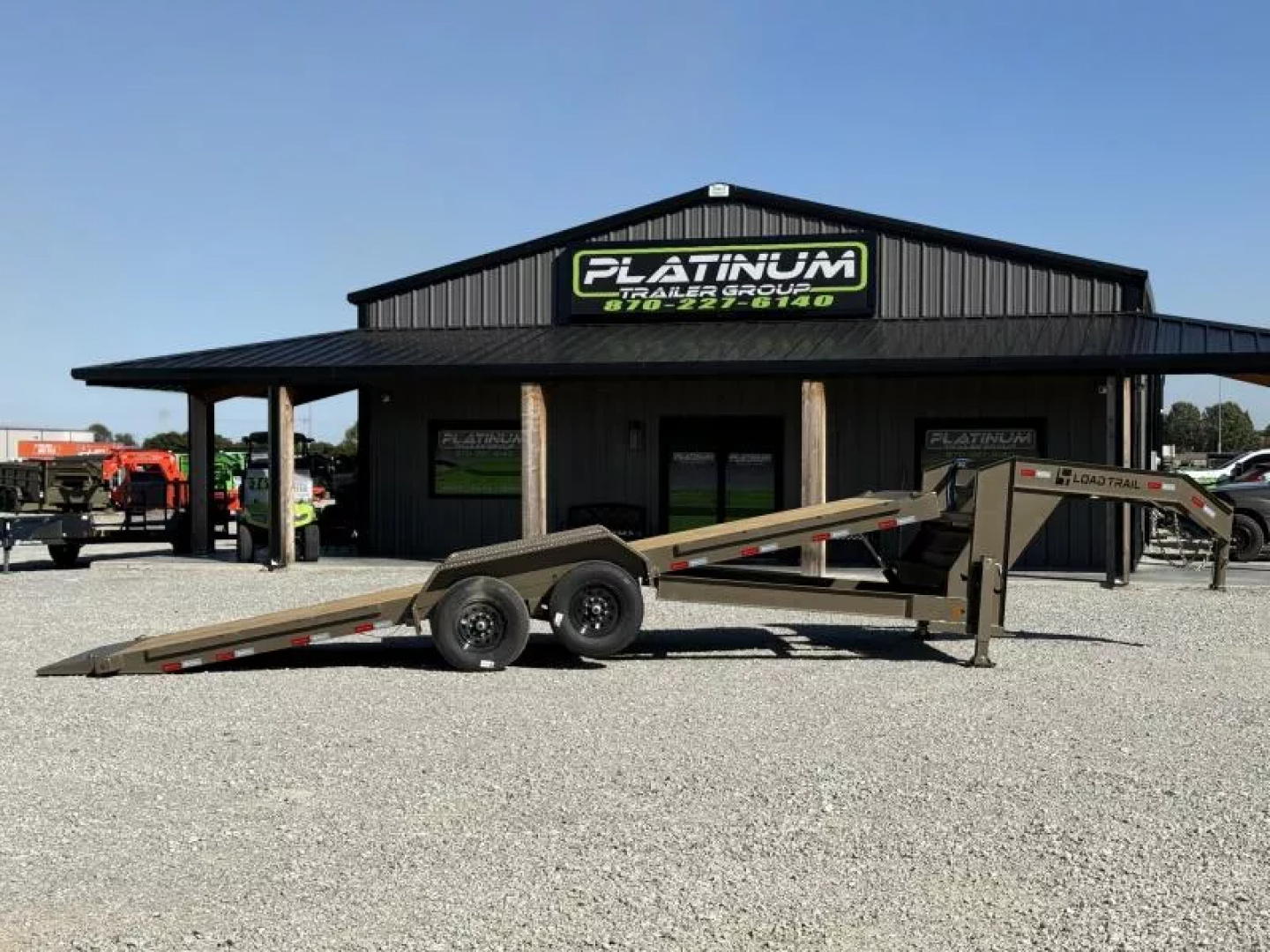 New 2026 Load Trail TG 83X24 GOOSENECK RAPID TILT W/HYDRAULIC JACKS 14K GVWR Tilt Trailer