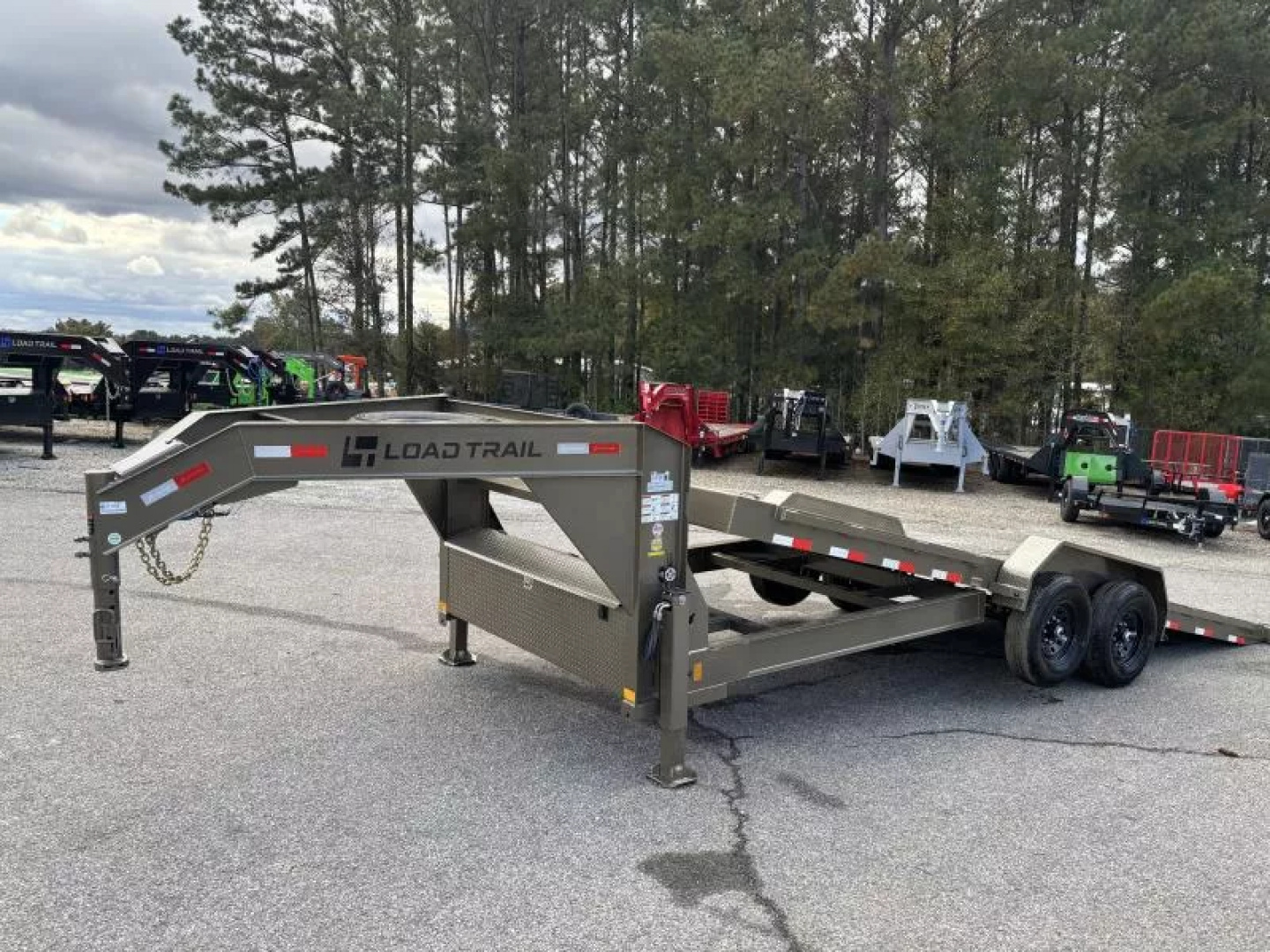 New 2026 Load Trail TG 83X24 GOOSENECK RAPID TILT W/HYDRAULIC JACKS 14K GVWR Tilt Trailer