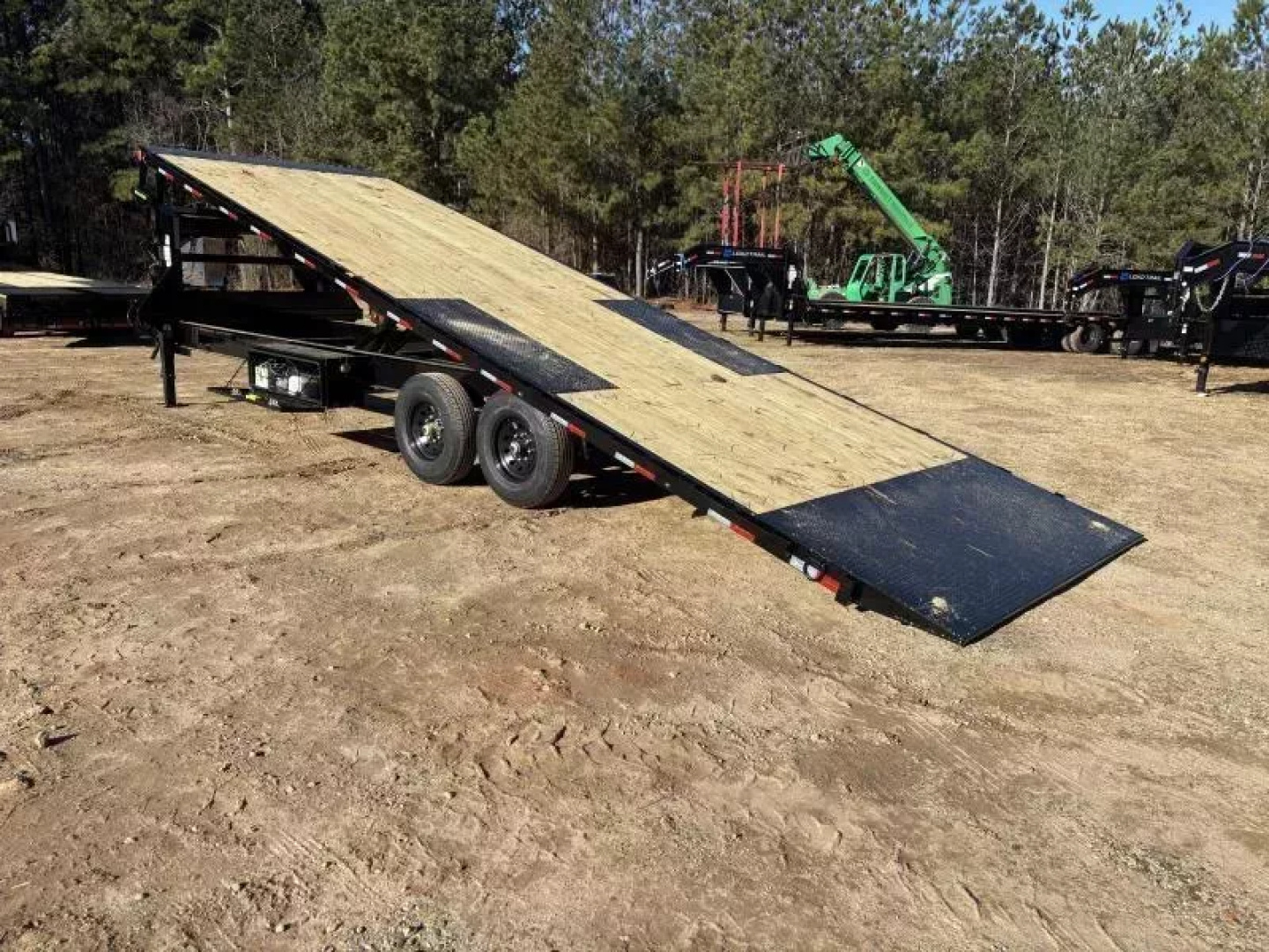New 2025 Load Trail 102X28 14K GVWR WIRELESS FULL Tilt Trailer