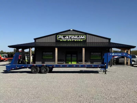 New 2026 Load Trail GP 102X30 W/MAX RAMPS, LOCKING CHAIN RACK, SLIDE TRACK, AND WORK LIGHTS 16K GVWR Flatbed Trailer