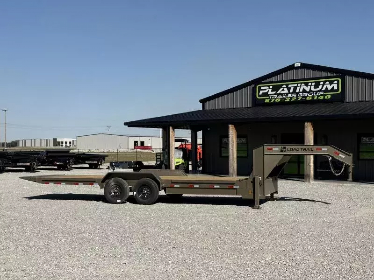 New 2026 Load Trail TG 83X24 GOOSENECK RAPID TILT W/HYDRAULIC JACKS 14K GVWR Tilt Trailer