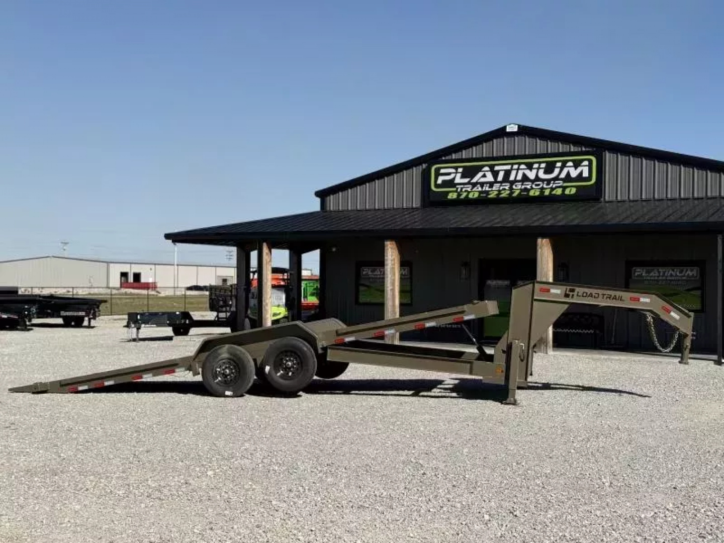 New 2026 Load Trail TG 83X24 GOOSENECK RAPID TILT W/HYDRAULIC JACKS 14K GVWR Tilt Trailer