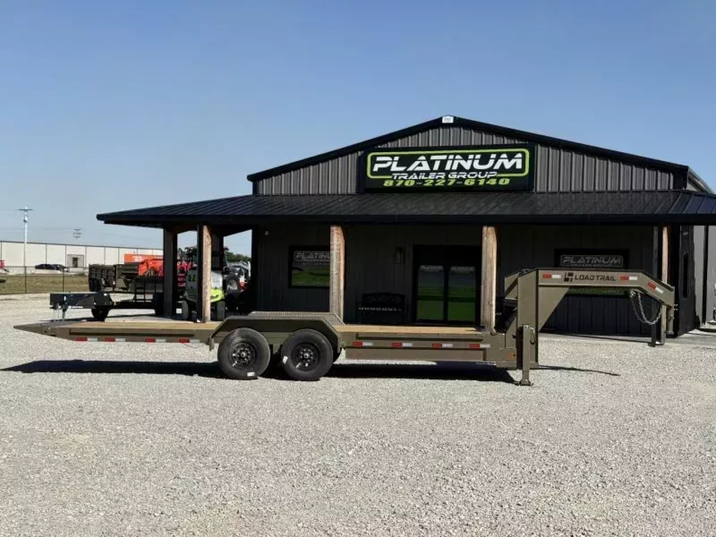 New 2026 Load Trail TG 83X24 GOOSENECK RAPID TILT W/HYDRAULIC JACKS 14K GVWR Tilt Trailer