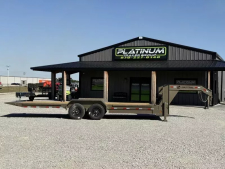 New 2026 Load Trail TG 83X24 GOOSENECK RAPID TILT W/HYDRAULIC JACKS 14K GVWR Tilt Trailer