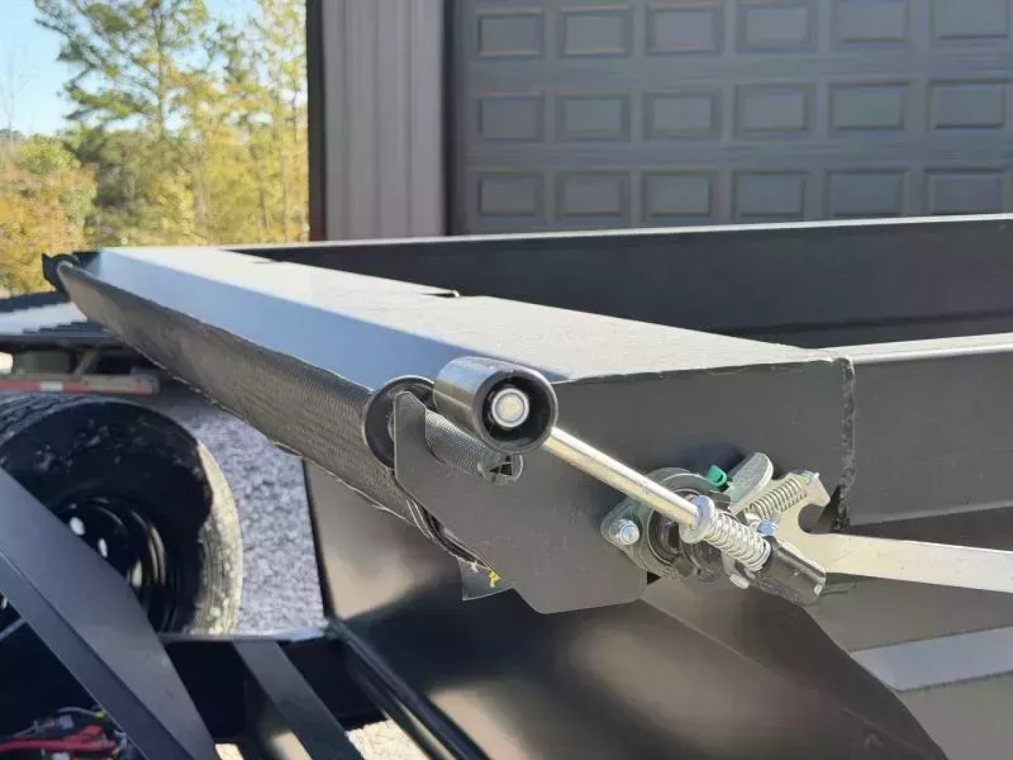 New 2026 RawMaxx GDX KNIGHT 83X16 HIGH SIDE W/14 PLYS AND SPARE 14K GVWR Dump Trailer