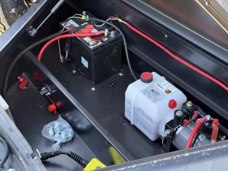 New 2026 RawMaxx GDX KNIGHT 83X16 HIGH SIDE W/14 PLYS AND SPARE 14K GVWR Dump Trailer