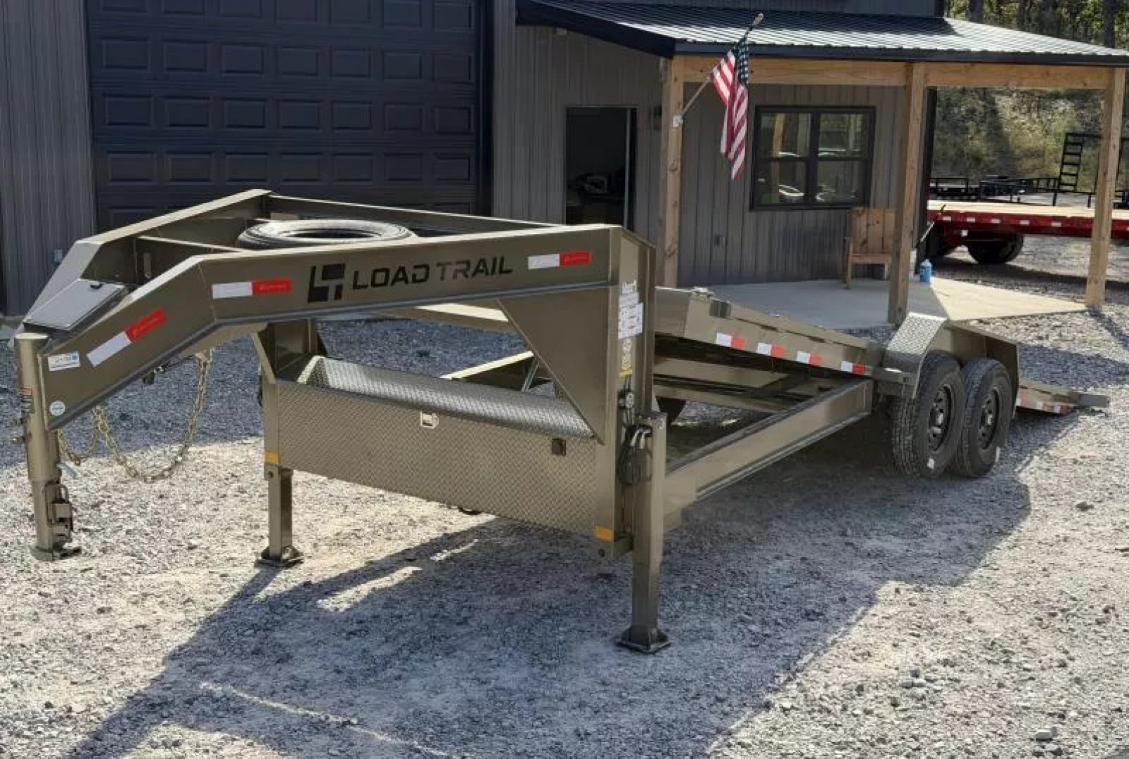 New 2026 Load Trail TG 83X24 RAPID TILT GOOSENECK 14K GVWR HYDRUALIC JACKS TUFF WIRELESS  Tilt Trailer