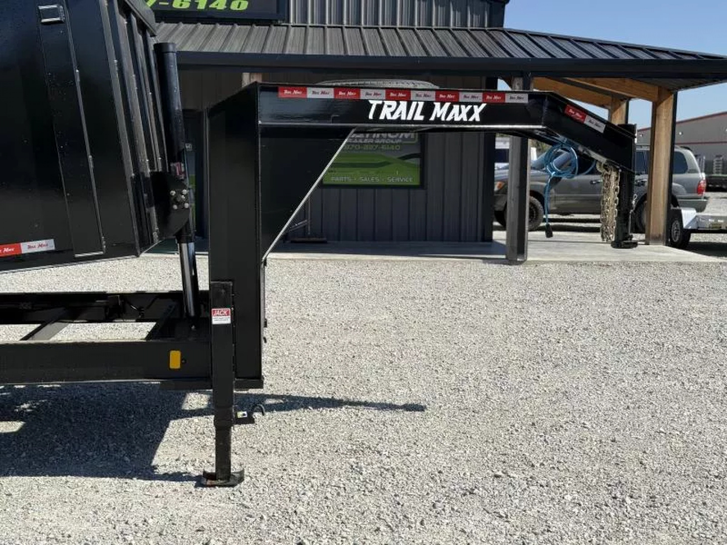 New 2025 TrailMaxx Trailers 83X14 TELESCOPIC HIGH SIDE 14K GVWR GOOSENECK Dump Trailer