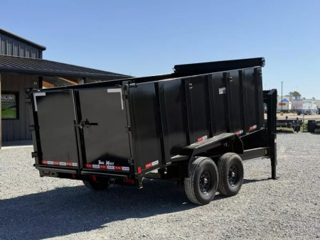 New 2025 TrailMaxx Trailers 83X14 TELESCOPIC HIGH SIDE 14K GVWR GOOSENECK Dump Trailer