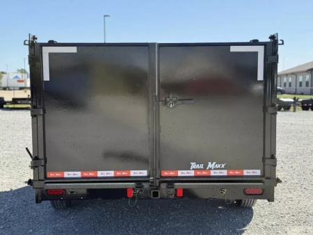 New 2025 TrailMaxx Trailers 83X16 TELESCOPIC HIGH SIDE 14K GVWR GOOSENECK Dump Trailer
